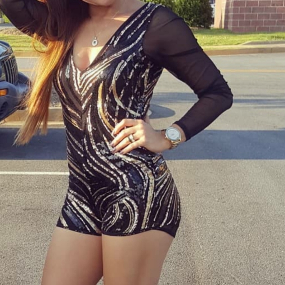 Romper with Sequin